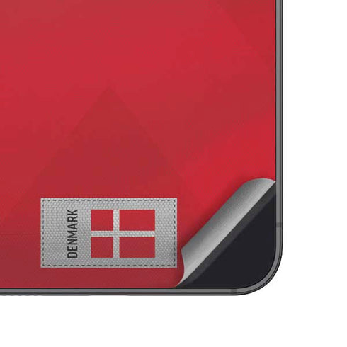 Denmark Soccer Flag Galaxy A14 5G Skin